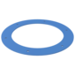 Flachdichtung für Gegenflansch (rund) zum Anschlussstutzen