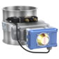 Throttle- / Shut-off valves with seal, pneumatically operated with rotary actuator5/2-way-solenoid-valve (1 coil), 2 mechanical