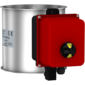 Throttle- / Shut-off valves without seal, electrically operated with adjustable driveincl. 2 adjustable potential-free limit swi