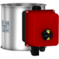 Throttle- / Shut-off valves without seal, electrically operated with adjustable driveincl. 2 adjustable potential-free limit swi