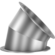 Segments R = 1 D, 45°, with loose flange on both sides (> DN 1250 with welded on flanges)